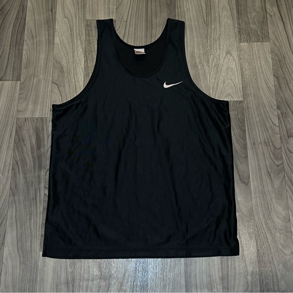 SIZE MEDIUM VTG NIKE SILKY SHINY Y2K ATHLETIC TANK TOP